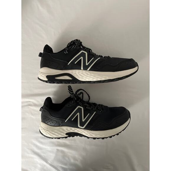 New Balance Trail Running Shoes W11 M9.5 W410LB8 Black Sneakers Comfort Outdoor - Picture 7 of 14